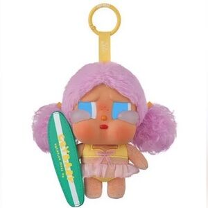 POP MART Crybaby Vacation Mode On Series Let’s Surf Together Vinyl Plush Pendant